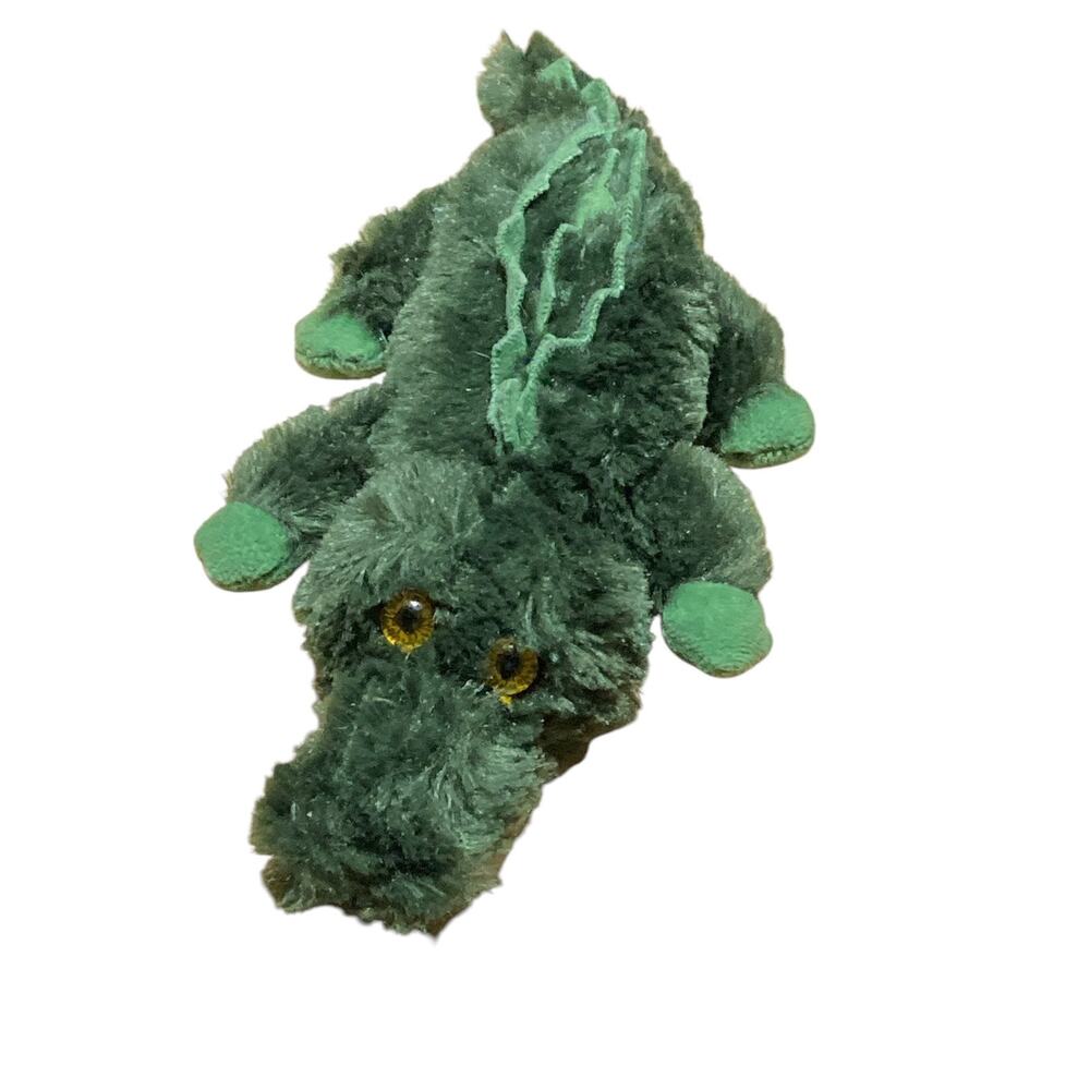Aurora Crocodile Alligator Plush Stuffed Animal Toy Soft Green Yellow Eyes